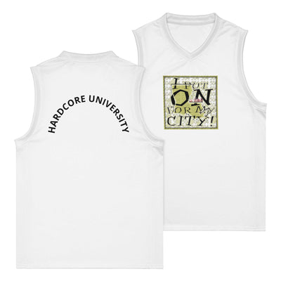 HARDCORE UNIVERSITY CITY Premium basketball jersey
