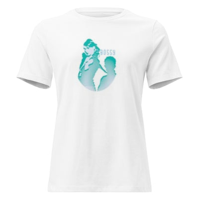 HARDCORE UNIVERSITY BOSSY Women's Relaxed T-Shirt