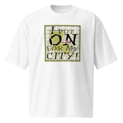 HARDCORE UNIVERSITY CITY Oversized heavyweight t-shirt
