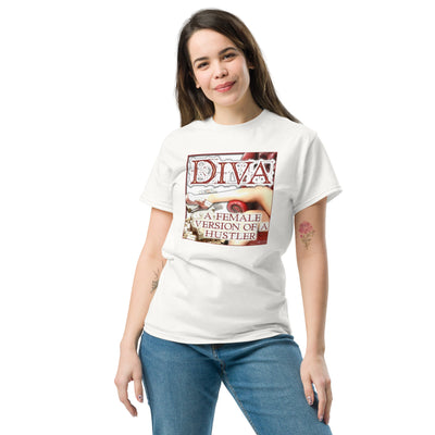 HARDCORE UNIVERSITY DIVA Unisex classic tee