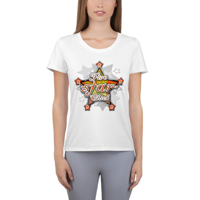 5 STAR Women's athletic t-shirt