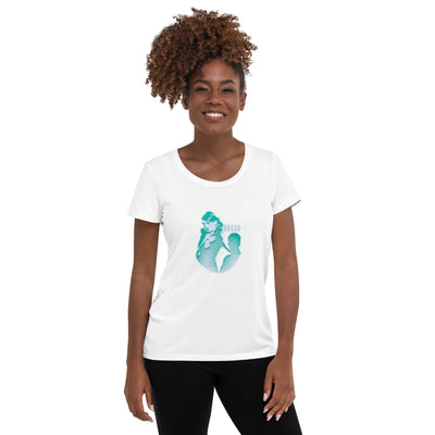 HARDCORE UNIVERSITY BOSSY Women's athletic t-shirt