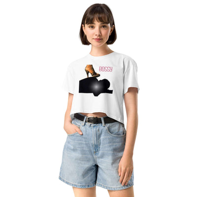 HARDCORE UNIVERSITY BOSSY Women’s crop top